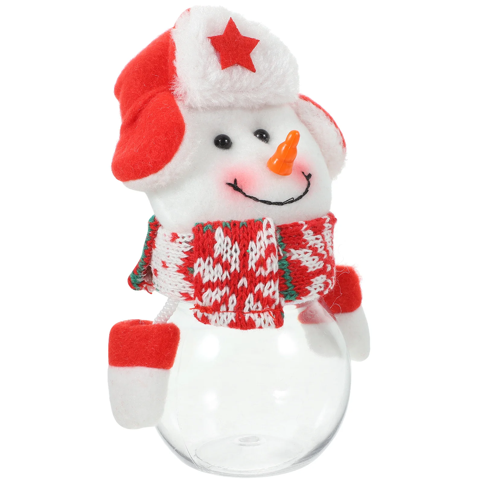 

Christmas Candy Jar Cartoon Sealed Container Storage Canister for Candies Nuts Chocolate Festive Decorations