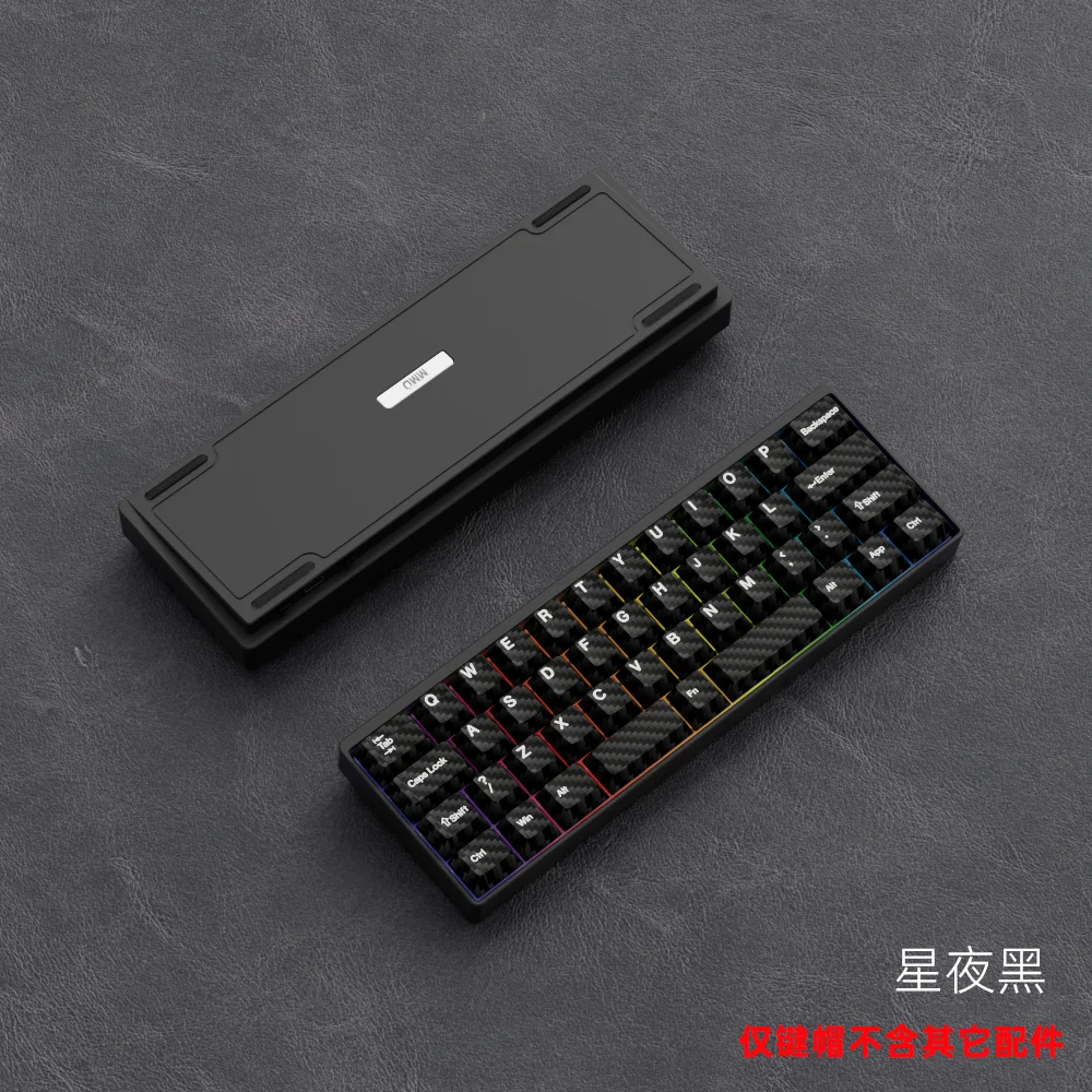 40% Keyboard Keycap Custom Aluminum 3 Mode O-ring Bluetooth Keyboard Pink Black Keycaps Mechanical Keyboard Point Artisan Keycap
