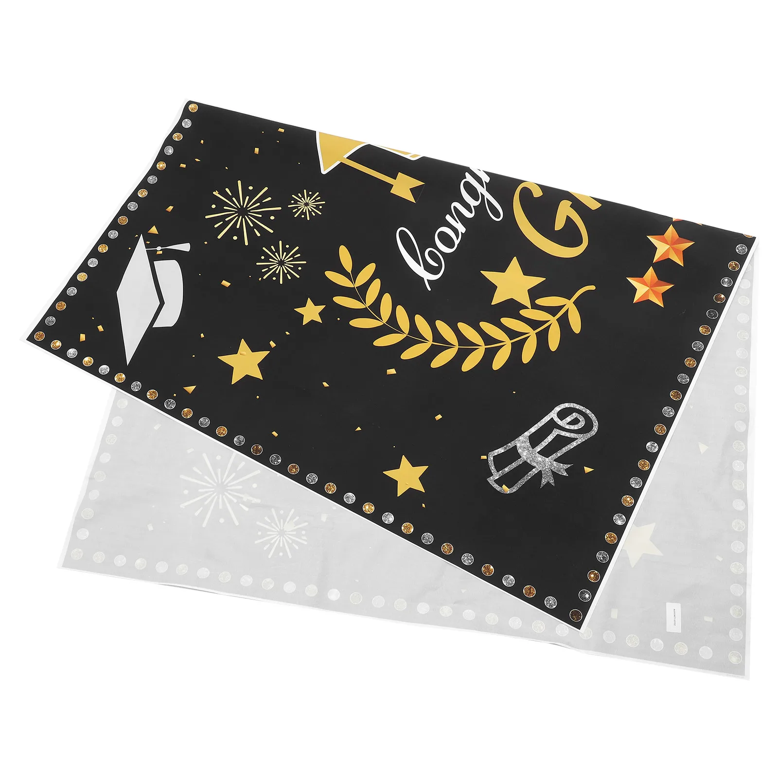 

1Pc Exquisite Graduation Party Banner Decorative Photo Background Cloth Hanging Ornament