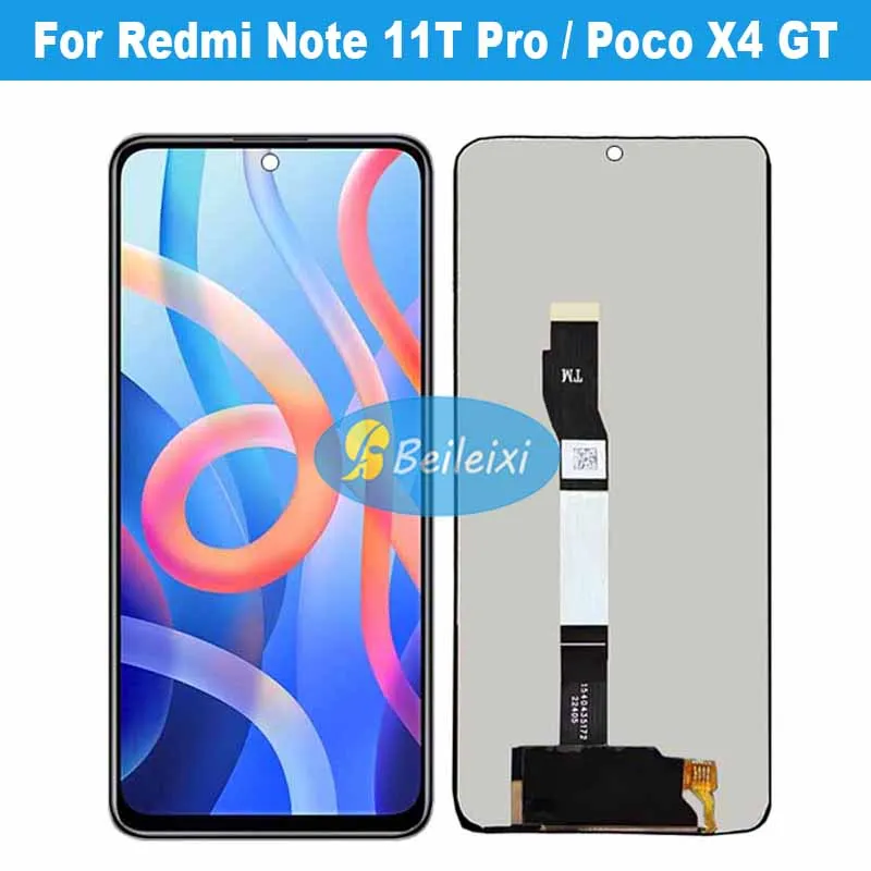 

For Xiaomi Redmi Note 11T Pro 22041216UC 22041216C 11T Pro+ LCD Display Touch Screen Digitizer Assembly For Poco X4 GT 22041216G