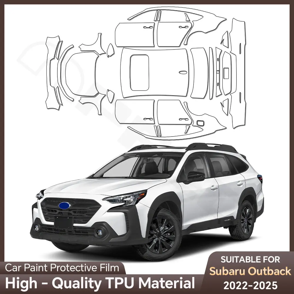 

For Subaru Outback 2022-2025 TPU Paint Protection Film Car Body Sticker Anti-scratch Protective Transparent PPF Accessories
