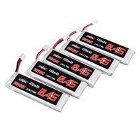 5Pcs URUAV 3.8V 450mAh 50/100C 1S HV 4.35V Lipo Battery PH2.0 for Emax Tinyhawk Tiny7 Happymodel Snapper7 EMAX Tinyhawk III 76mm