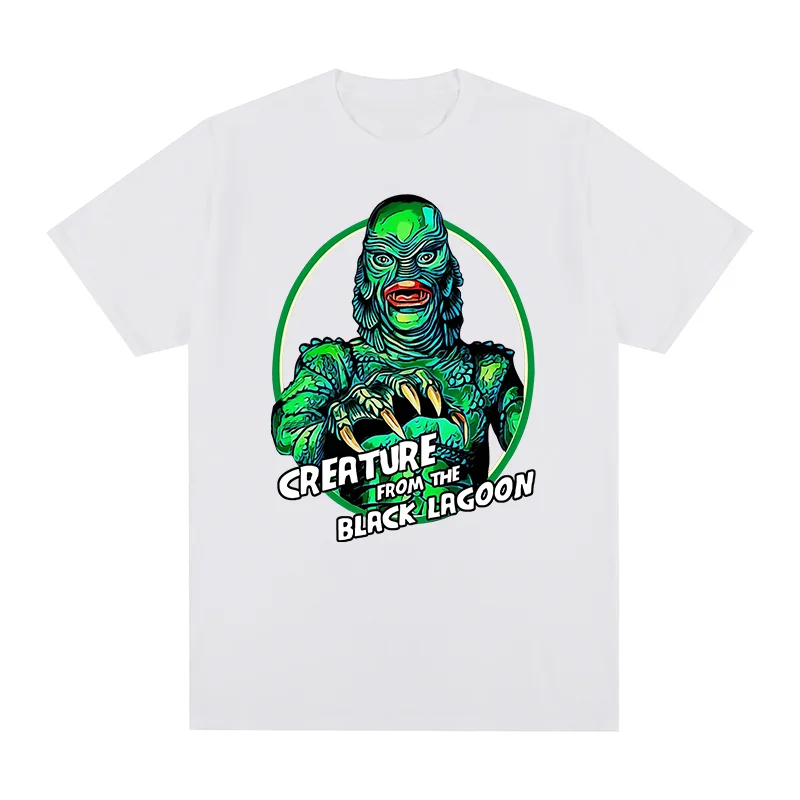 Creature from the Black Lagoon Vintage T-shirt Graphic Funny Fashion Casual Cotton Men T shirt New Tee Tshirt Women Tops
