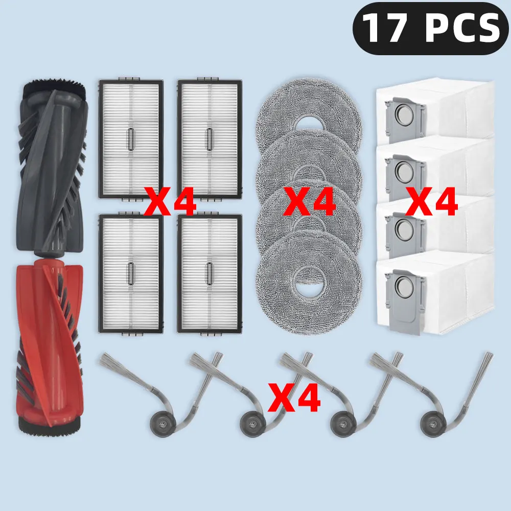 Compatible For ( Roborock Qrevo 2 Pro/ Curv 2 Pro/ CurvX / Edge 2 / Edge 2 Pro / Edge 3 Pro / EdgeT ) Parts Brush Filter Mop Bag image 3