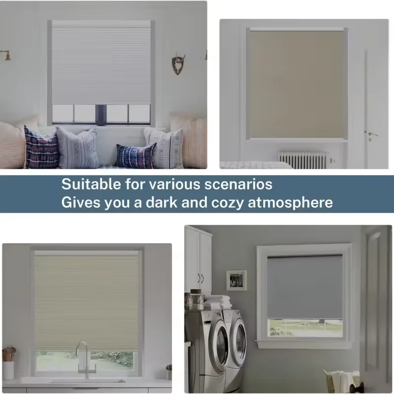 Easy to Install Gray Blackout PVC Light Blockers accessories Complete Light Strips for Window Blinds