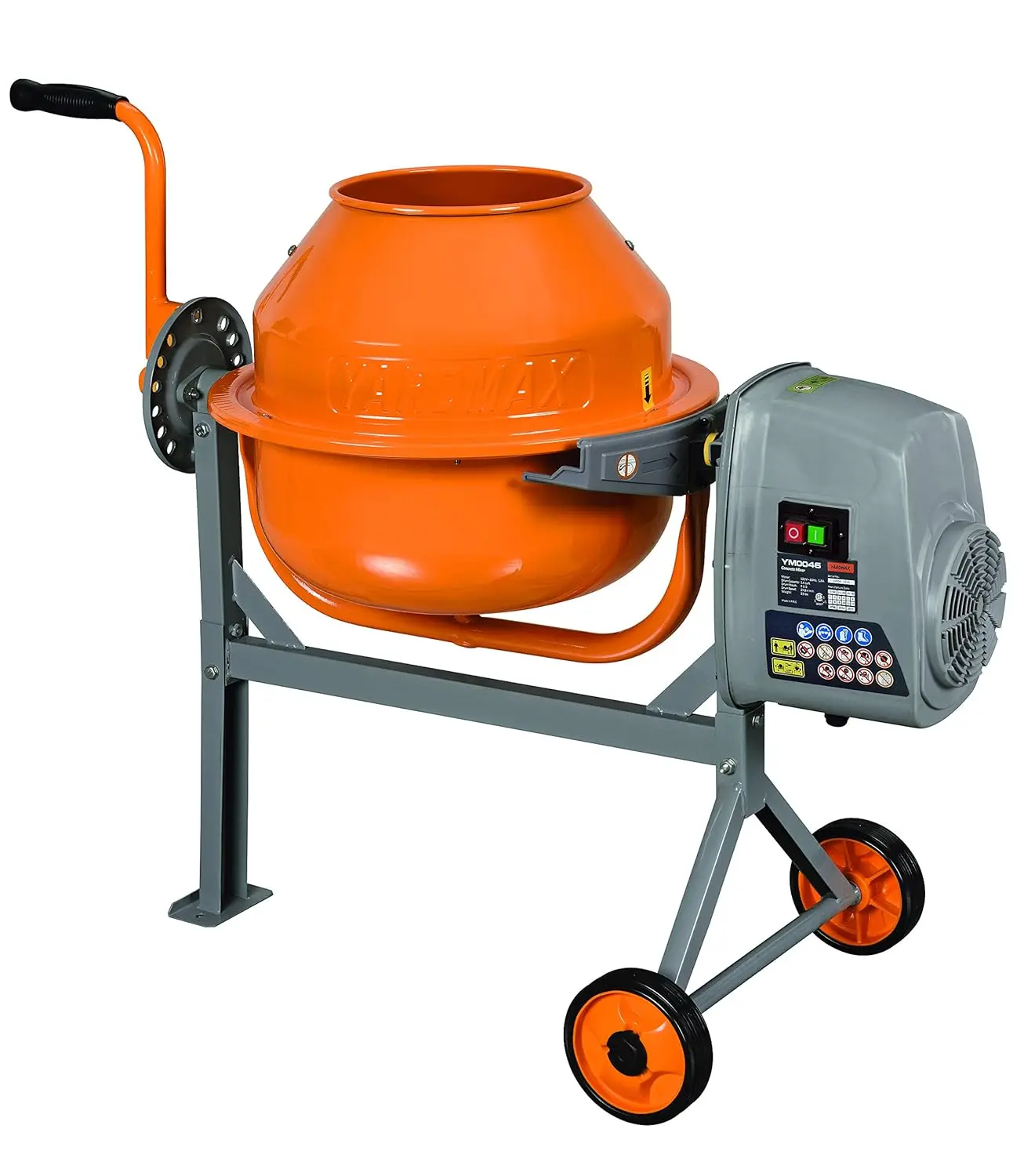 YM0046 1.6 Cu. Ft. Concrete Mixer