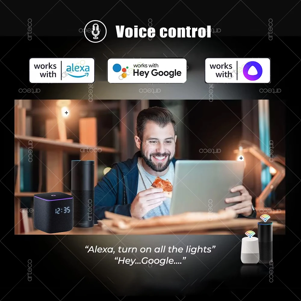 Inteligentna żarówka LED Zigbee 3.0 GU10 RGB+CW+WW, ściemnialna, sterowana głosem przez Alexa, Google Home, Yandex, eWeLink Gateway — zdjęcie 3