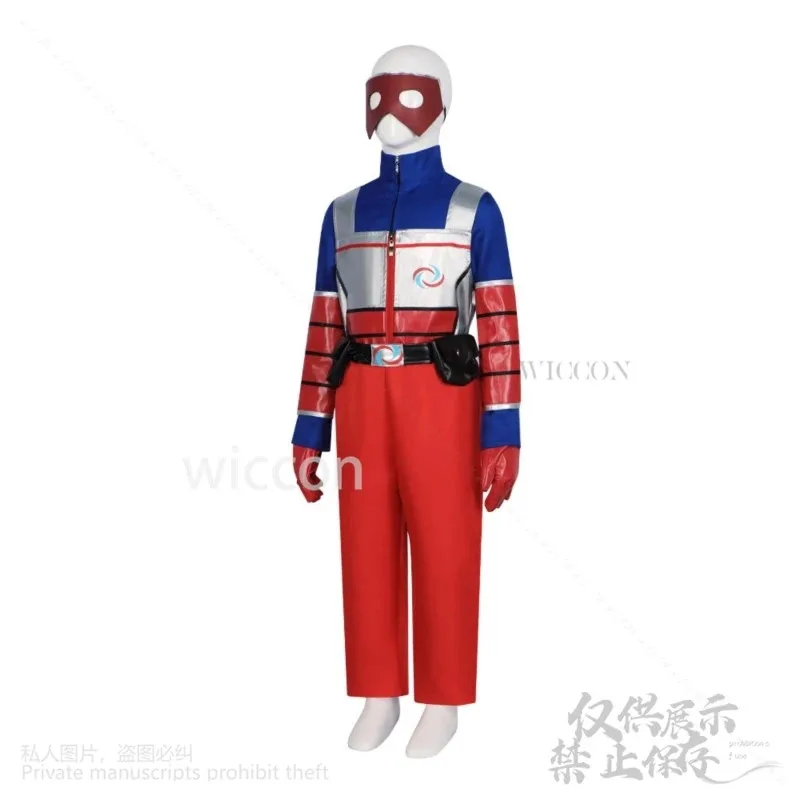Sky05 Anime dibujos animados niños Henry Cosplay disfraz uniforme máscara pelucas peligro niños chaleco pantalones cinturón trajes Halloween Ca99JIu @