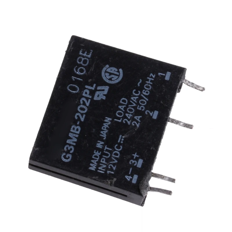 G3MB-202PL DC-AC SSR In 12V for DC Out 240V 2A