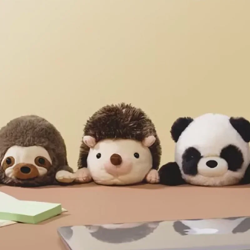 Muñeca familiar inclinada de mentira, muñeca de peluche antijorobada para oficina, muñeco de erizo perezoso, pegatina de Ángel Sonny, juguete, regalo de cumpleaños