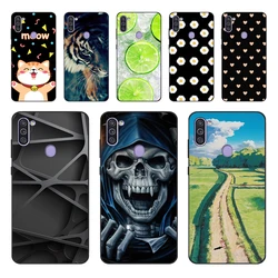 For Samsung Galaxy A11 A 11 Case Phone Case For A115 SM-A115F Silicone TPU Soft Back Cover Phone Bumper on SamsungA11 A 11 Coque