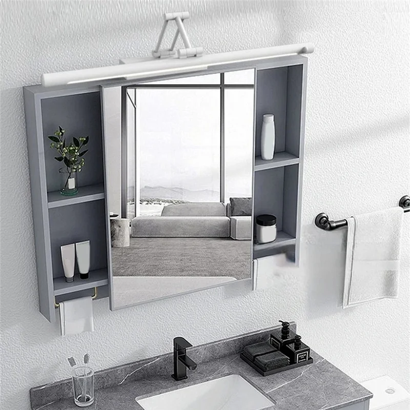 ABJN-LED Wall Lamp For Bathroom With Motion Sensor, Telescopic Arm, Front Mirror Sconce For Bedroom Vanity Cabinet Wall Light