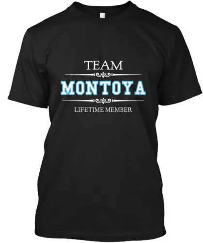 Team MONTOYA Tee T-Shirt Made in the USA Size S to 5XL