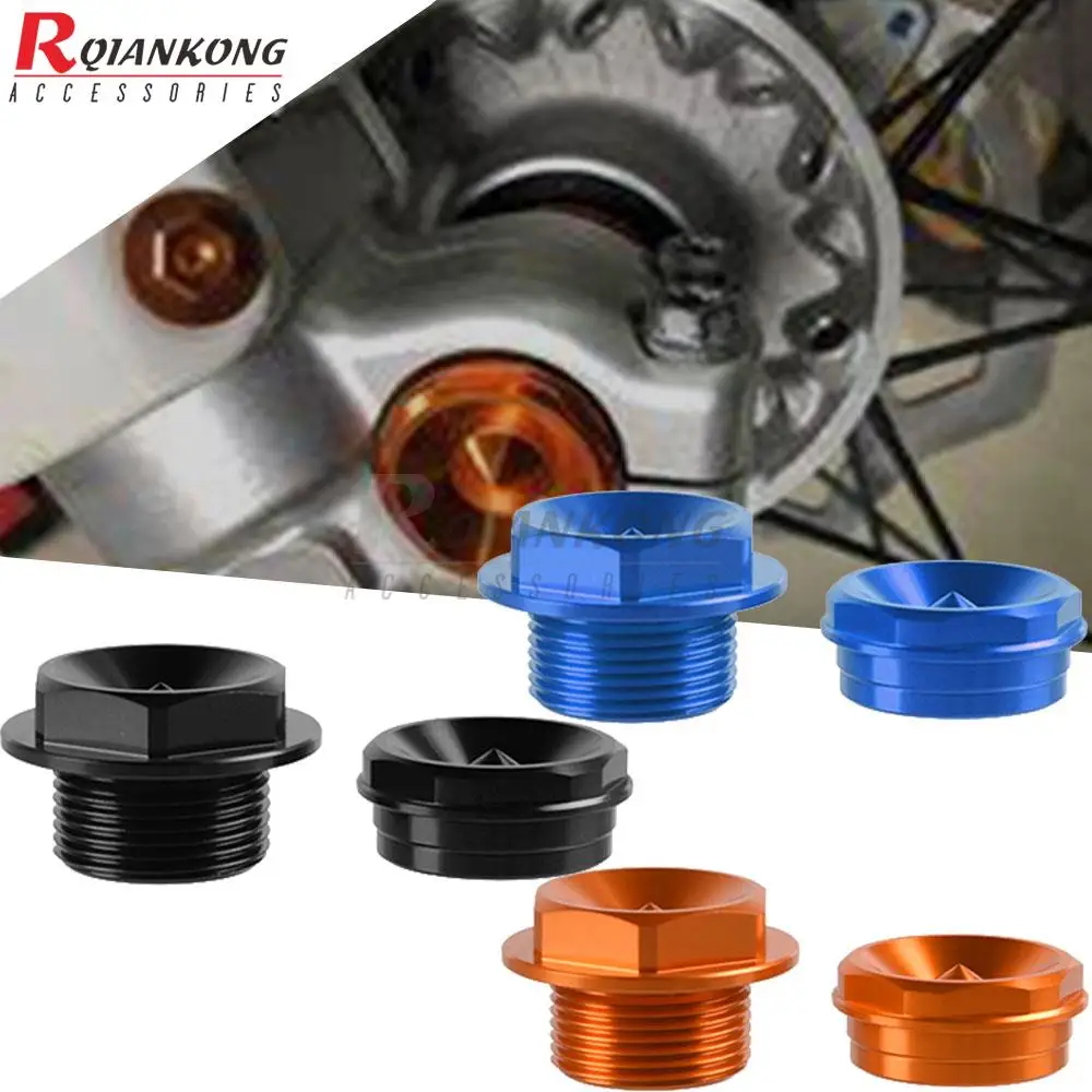 For Husqvarna 125-501 TC/FC/TE/FE 125 150 200 250 300 350 390 450 501 2014 Motorcycle Rear Wheel Axle Screw Bolt Wheel Lock Nuts