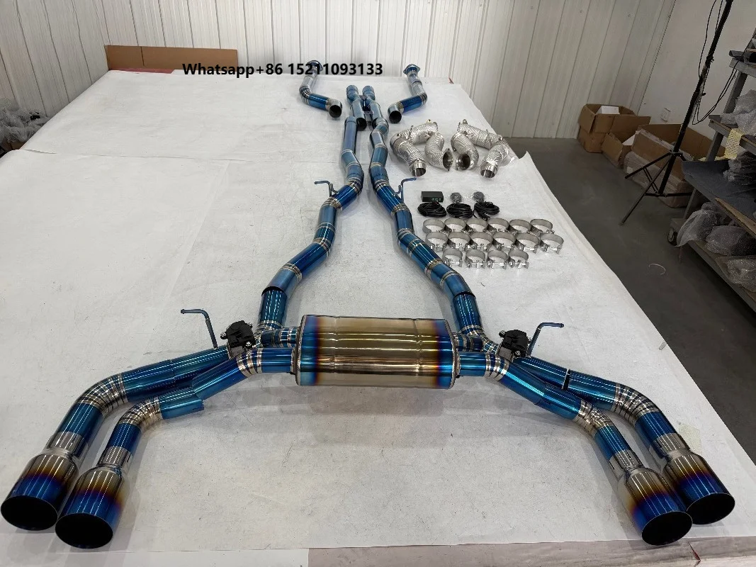 Titanium Valvetronic Exhaust System  Valved Exhaust Remote Control Premium Performance