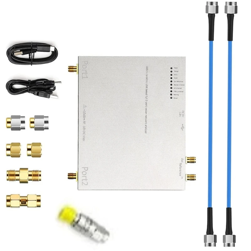 Antennas Analyzers 100 كيلو هرتز إلى 6 جيجا هرتز القائم على USB الكامل 2-port محلل الشبكات المتجهات محلل الشبكات المحمولة