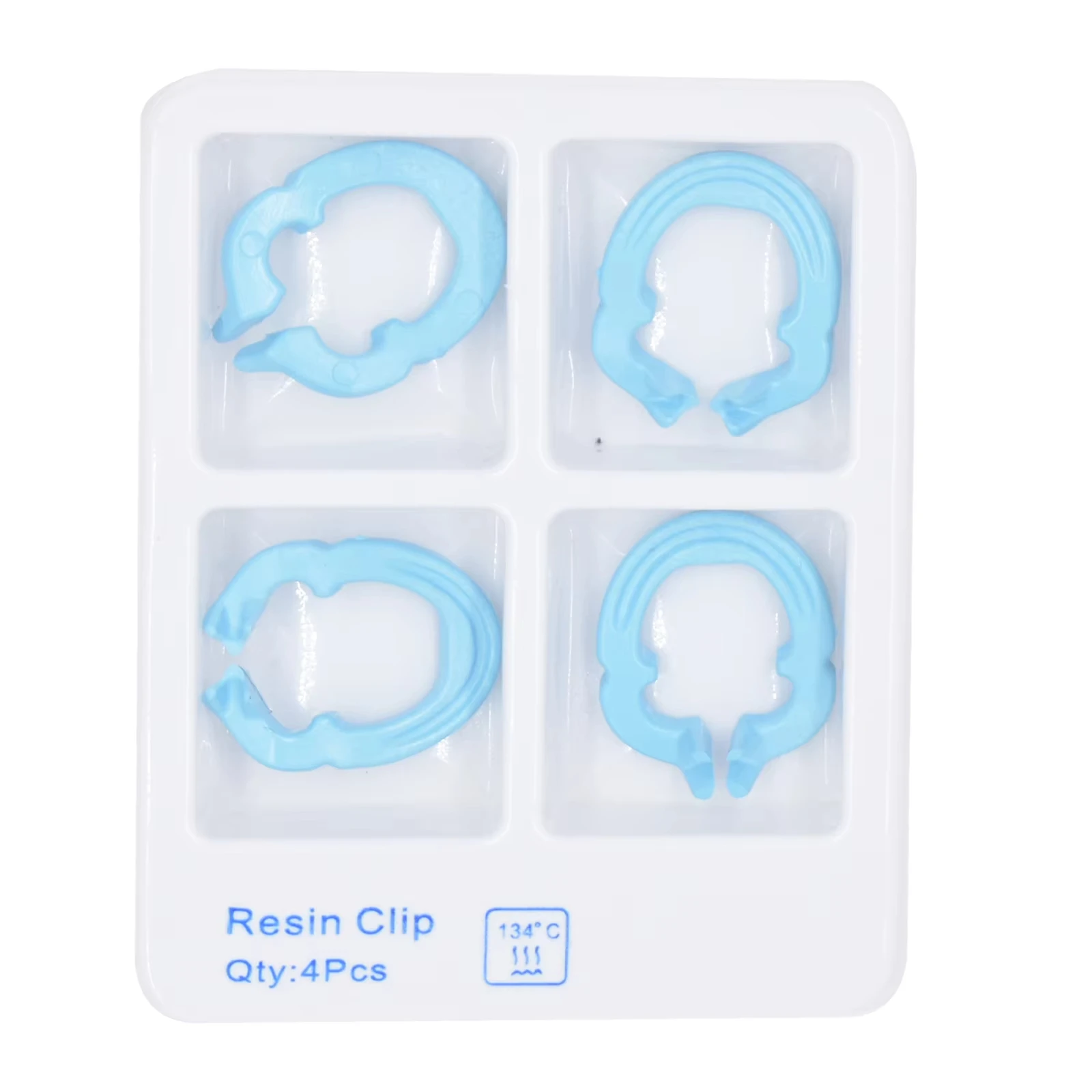 

NIGF 4PCS Dental Resin Clamping Ring Separator Ring Sectional Contoured Metal Matrices Holder Matrix Fixed Clamp Autoclavable