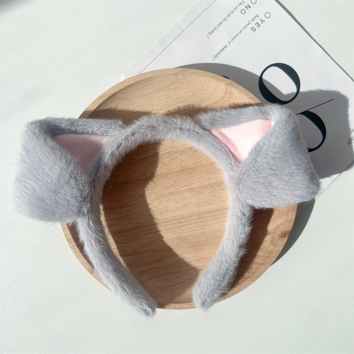 Soft Plush Dog Ears Headband Cute Cartoon Women Girls Kids Party Festival Fantastic Hair Accessories Furry Animal Ears Hairband