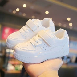 White Children Sport Casual Shoes Kid Girl School Sneakers Board Shoes Black Breathable Unisex Leather Sneakers Trainers