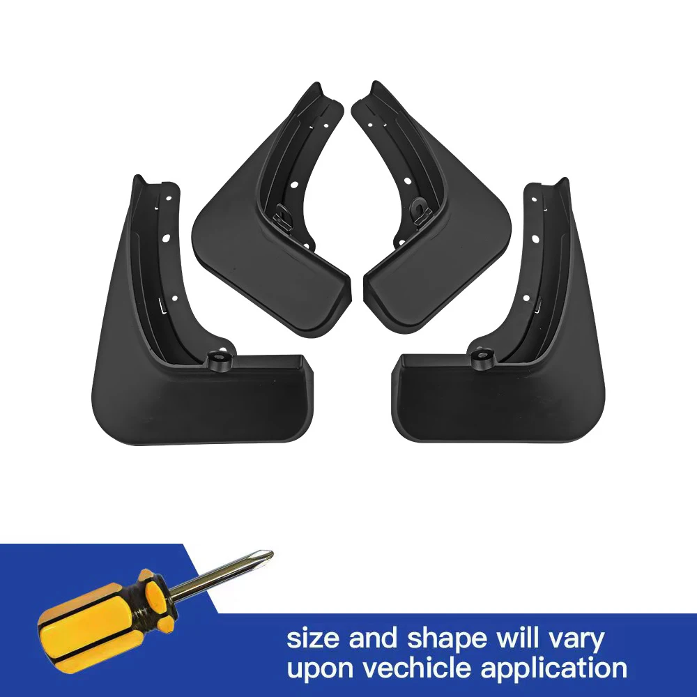 4Pcs Front & Rear Mud Flaps Splash Guards Mudguards Black For VW Volkswagen TAVENDOR 2023