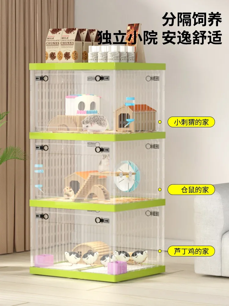 A cheap and luxurious villa house dedicated to hamster cages