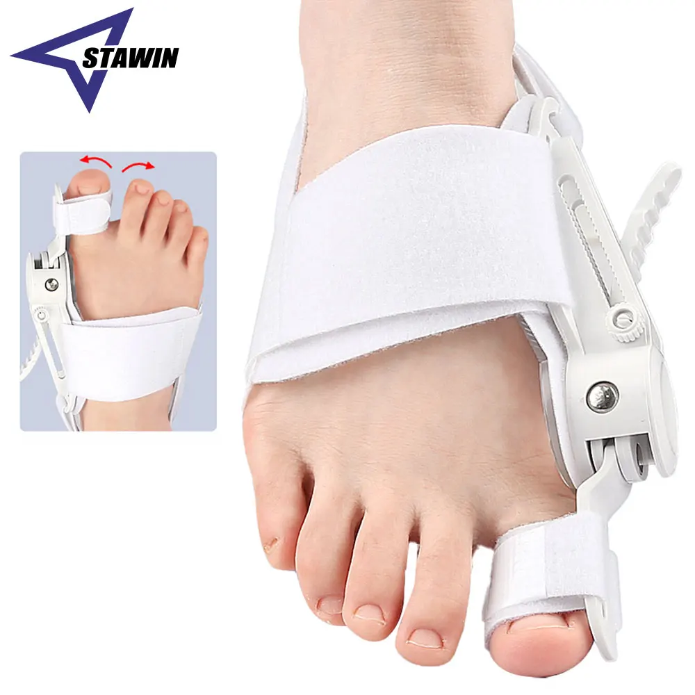 1Pcs Sports Bunion Corrector Orthopedic Bunions Correction with Non-Slip Big Toe Separators Adjustable Bunion Splint Feet Relief