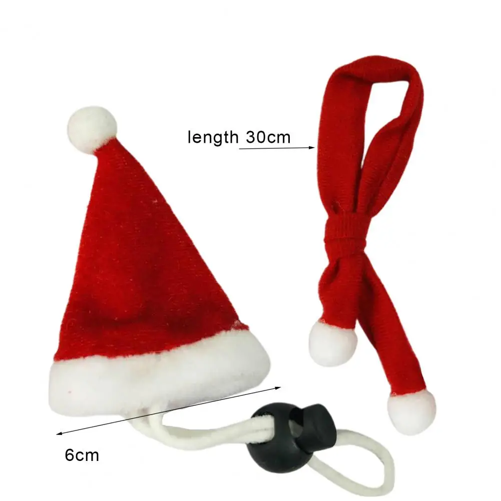 1 Set Reptile Hats  Skin-friendly   Small Animal Hats Christmas Lizard Santa Hat