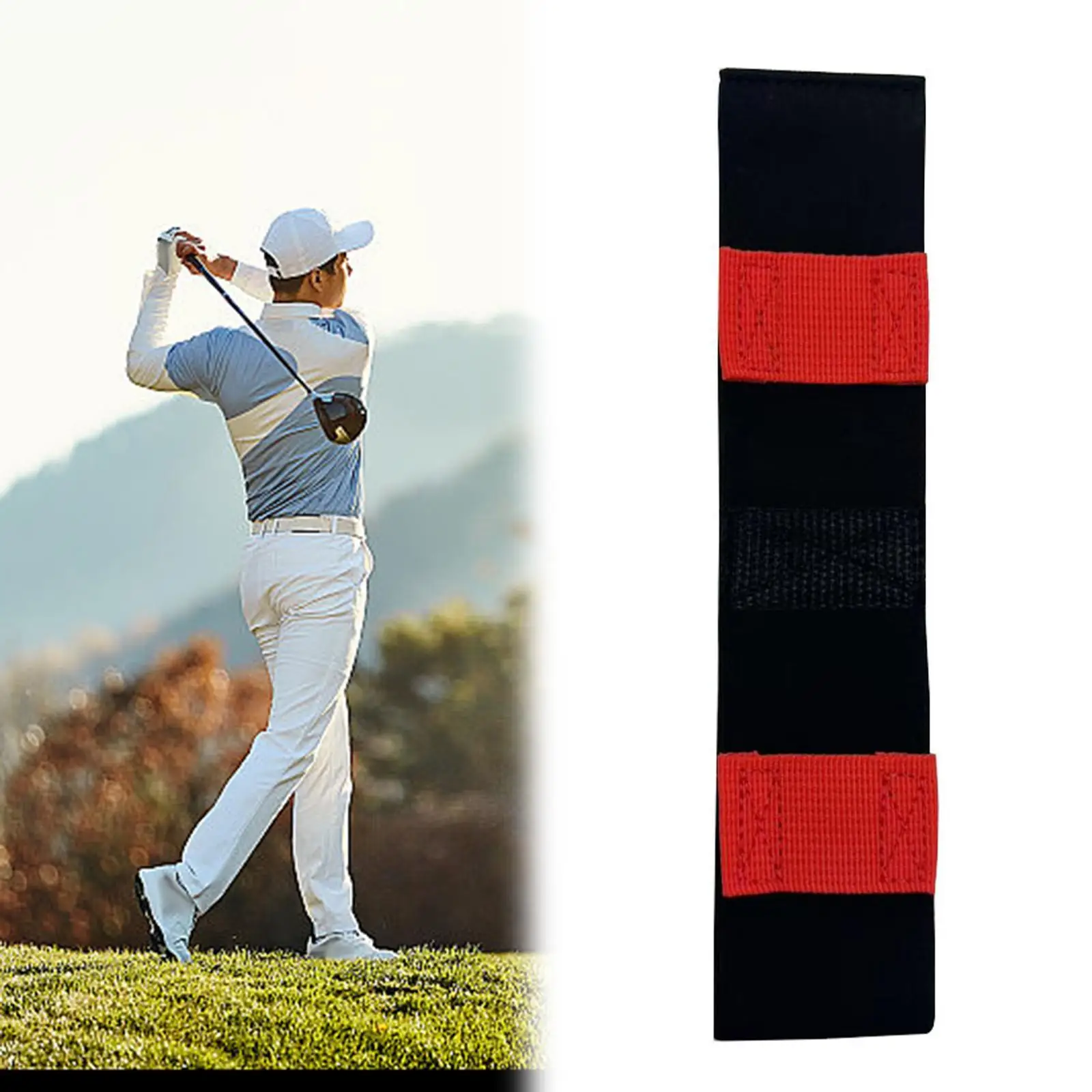 

Golf Swing Training Aid Accessories Ergonomic Portable Premium Indoor Outdoor Use for Men and Women Swing Correcting Arm Band