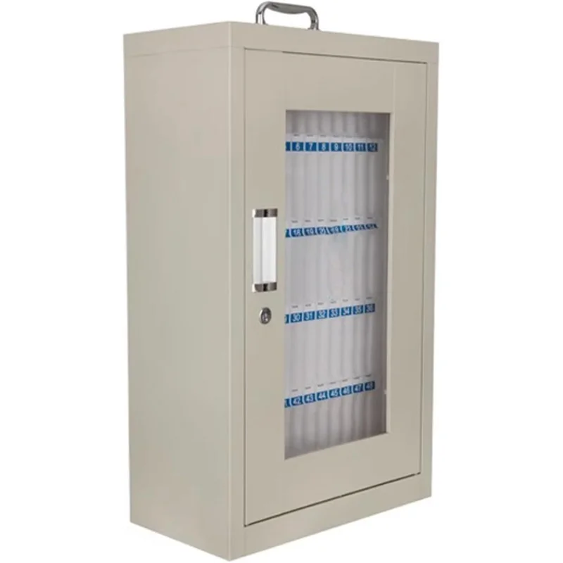 

(TTZ)Steel Cell Safe Box Mobile Phone Lockers Transparent Door Cabinet with Lock for School Factory(60bit) YM