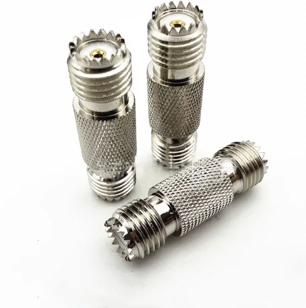 Connector MINI UHF Female to MINI UHF Female two-way adapter for walkie-talkie Motorola