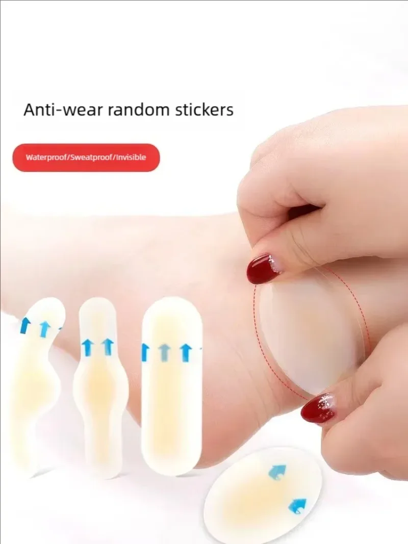 40 almofadas de almofada de gel transparente para calcanhar, pé, bolhas, calos e alívio de proteção da pele