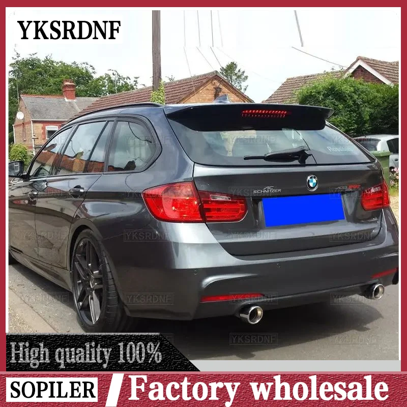 For BMW F31 2013-2018 BMW 3 series Wagon 320i Touring Wholesale Carbon Fiber Rear Trunk Lid Car Spoiler Ducktail Lip Wings