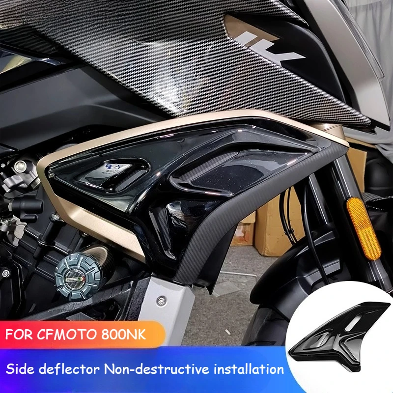 

For CFMOTO 800NK side deflector Spoiler Fixed wing accessories Motorcycle Winglet Aerodynamic Wing Kit Spoiler Moto spoiler