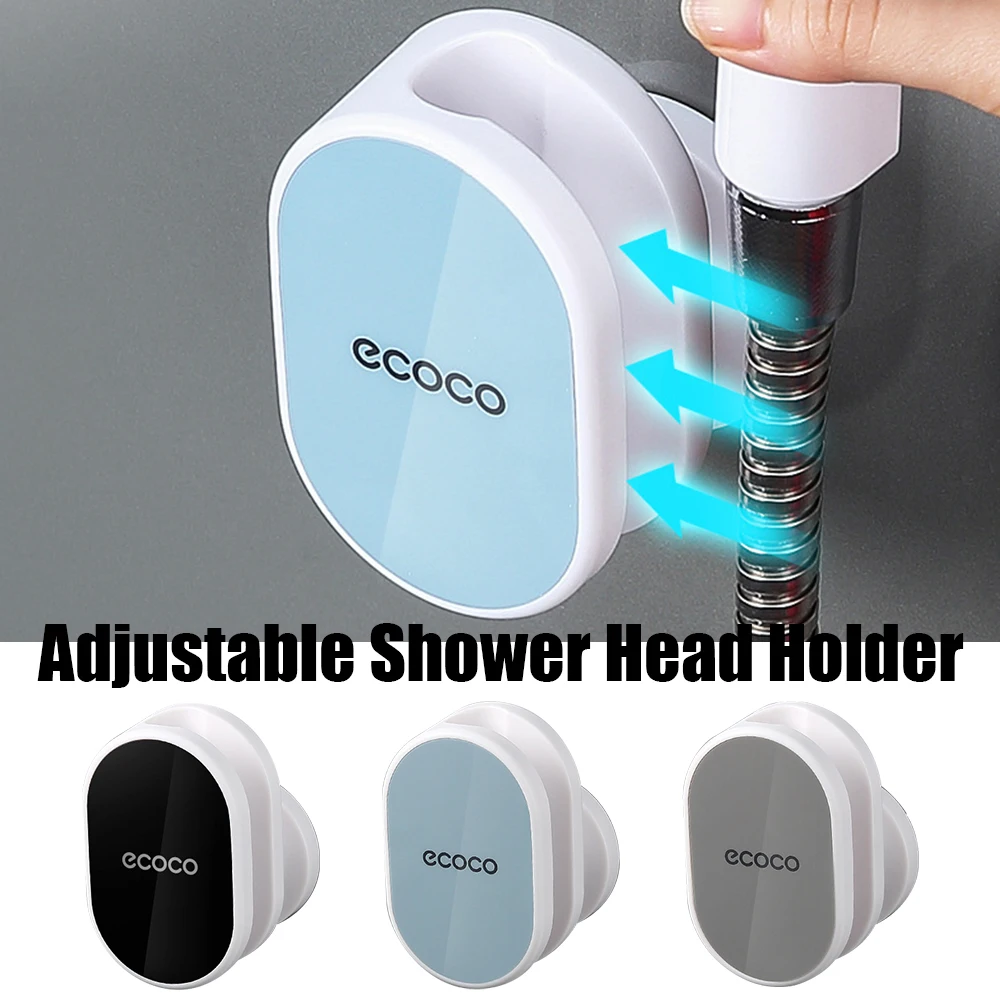 Soporte de ducha Universal para montaje en pared, accesorio ajustable de 360 °, sin Taladro