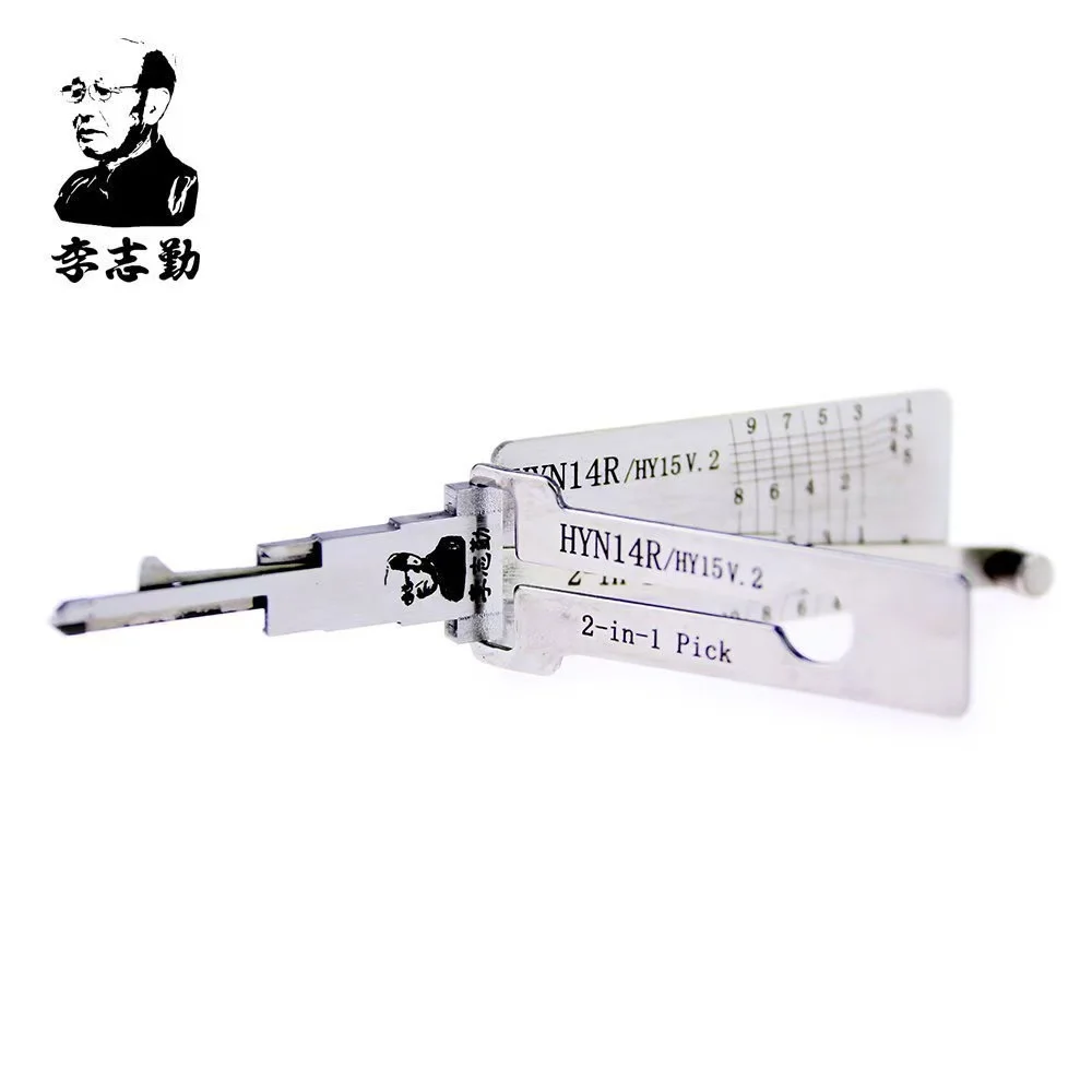 

Lishi HYN14R/HY15 2in1 LOCKSMITH ИНСТРУМЕНТ Декодер и выбор для Hyundai