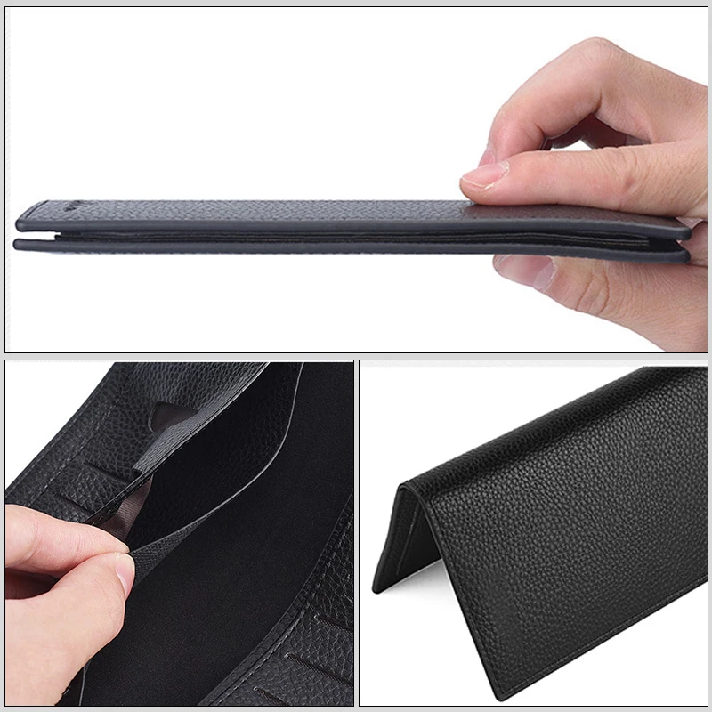 الرجال محفظة طويلة حقيبة صغيرة جلدية حقيبة يد الأعمال حامل بطاقة عملة جيب لبيجو 206 307 308 3008 207 208 508 2008 5008