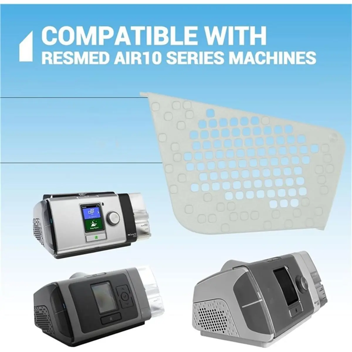 Y02A 19729 Replacement Filter Side Cover for AirSense 10, AirCurve 10, AirStart 10 Machines B