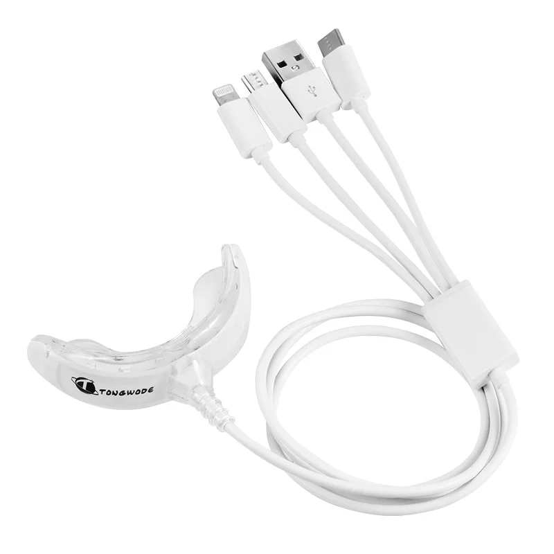 Diş beyazlatma 16 Led ışıkları akıllı zamanlı USB şarj diş beyazlatma lamba kaldırma ağız bakımı ağartma diş beyazlatma