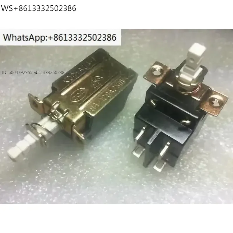 10 PCS Power switch KDC-A04-1/250VAC/8A/Four pin power switch with lock