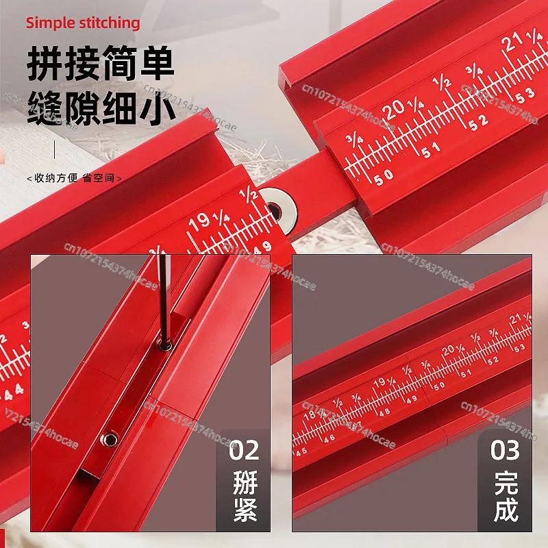 Repair tool, electric circular saw parallel guide rail 600MM rail cutting, open plate positioning assistance