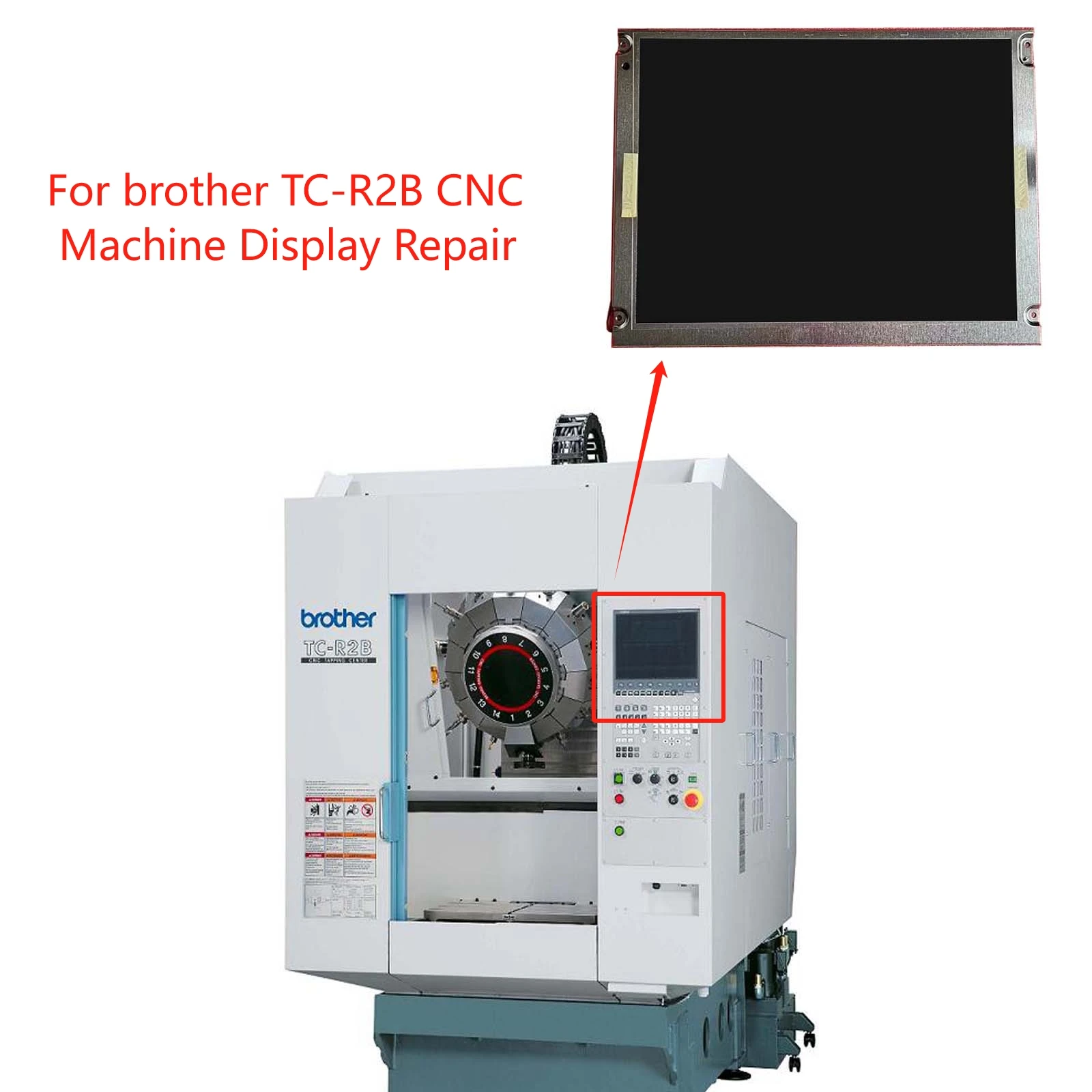 New 12.1Inch Industry TFT-LCD Display For Brother TC-R2B CNC Machine Repair-image
