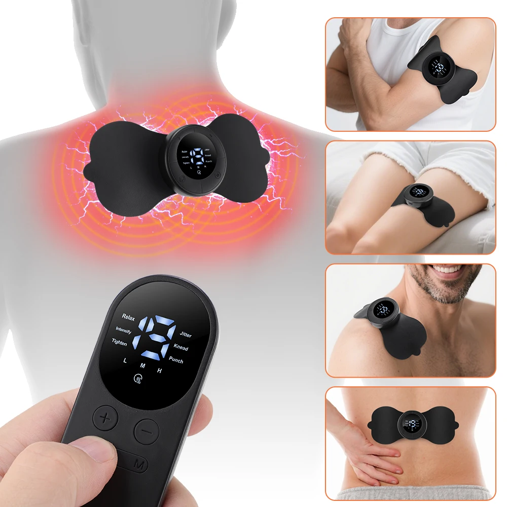 

EMS Pulse Neck Massage Electric Massager Cervical Back Muscle Pain Relief Tool Pulse Muscle Stimulator Relief Pain