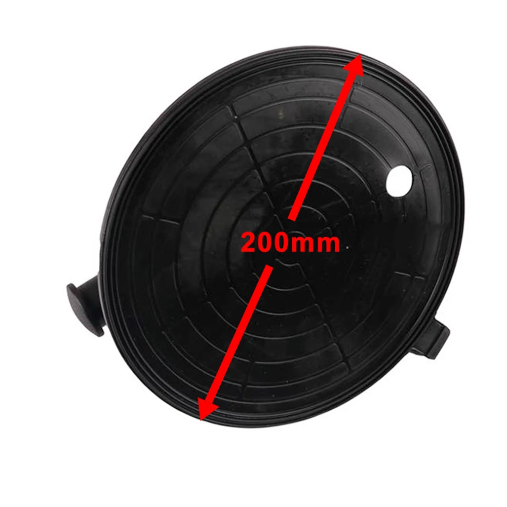 Outil de fixation de verre d'aspiration robuste 21*21*11cm outil de fixation de verre noir de 8 pouces lève-aspiration robuste pratique