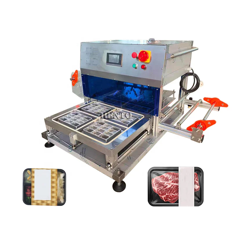 Multi-Use Meal Tray Sealing Machine / Soup Bowl Sealing Machine / Food Tray Sealing Machine