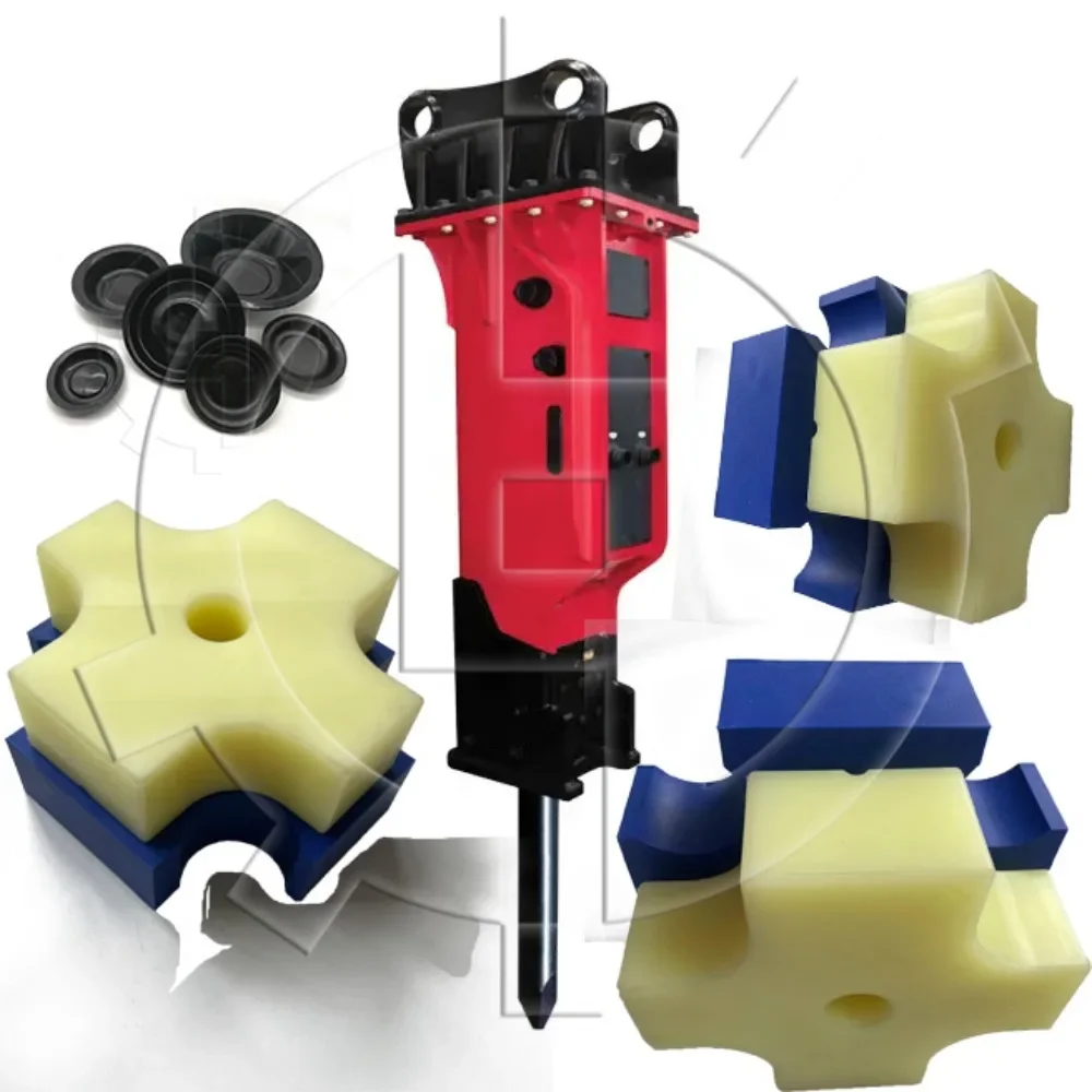 

Atlas HB3600 Hydraulic Breaker PU Damper Elastic Buffer Block HB4100 Rock Hammer Shock Absorber Rubber Pad