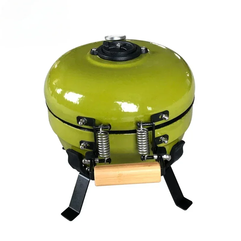 12 Inch Mini  Barbecue  Portable Tandoor Clay Oven Charcoal BBQ Grill Table Smoker