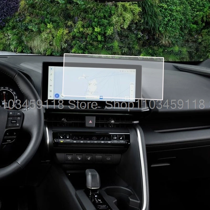 Ochraniacz ekranu TPU do Toyota C-HR 2024 2025 12,3 cala, przezroczysta osłona konsoli środkowej samochodu, akcesoria odporne na zarysowania. — zdjęcie 4
