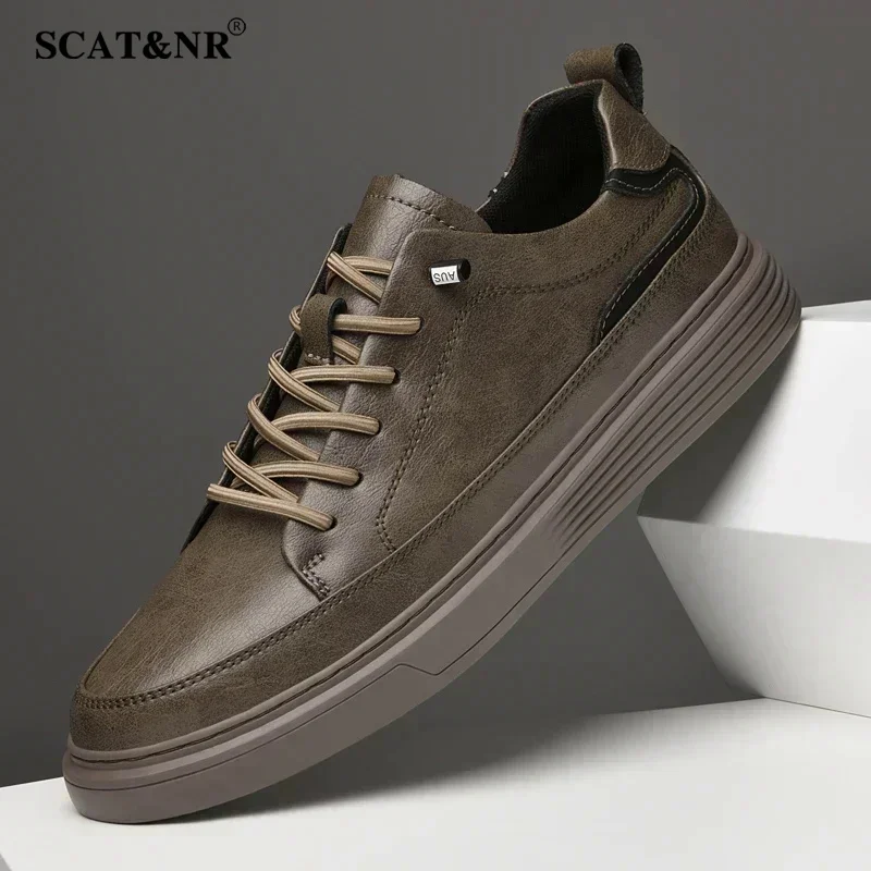 Sapatos Muller de couro genuíno para homens, sapatos Oxford clássicos, antiderrapantes, sapatos planos de caminhada, luxo e casual, ao ar livre, ltalian, 2022