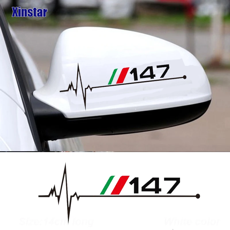 

2 шт. наклейка на зеркало заднего вида для Alfa Romeo 147 автоаксессуары