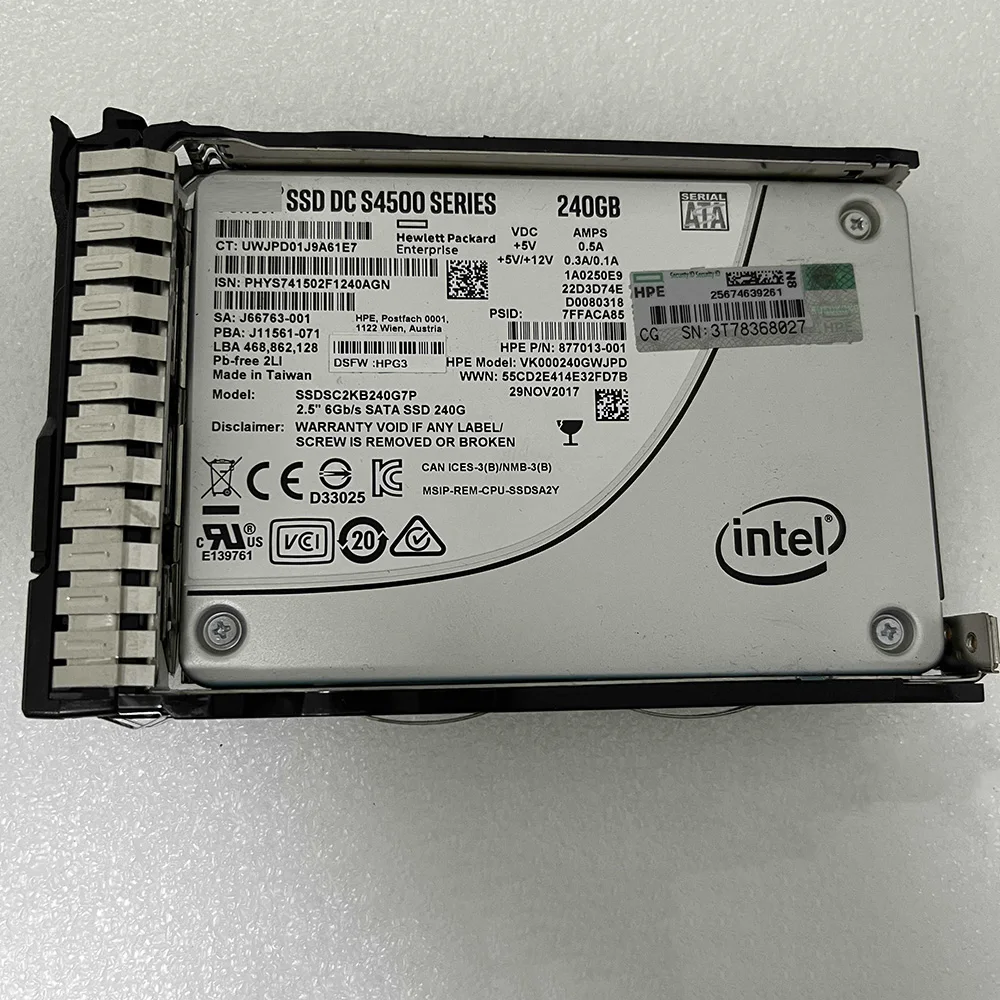 For HP 878844-001 240G RI SSD SATA 2.5 877740-B21 SSD